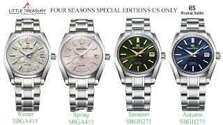 Steve Live The New Grand Seiko quotFour Seasonsquot Special Editions [upl. by Della]