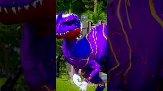 Jurassic World Evolution Epic Monster Battle with Black Panther Giganotosaurus supermantrex trex [upl. by Atlee360]