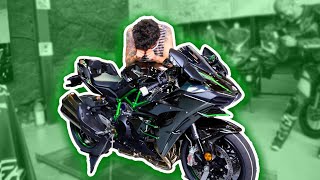 ME COMPRÉ LA MOTO MÁS RÁPIDA DEL MUNDO 😱😬KAWASAKI H2 [upl. by Aneeuq]