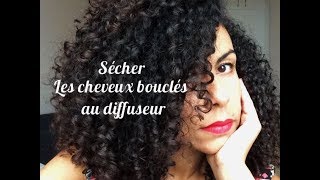 Comment sécher les cheveux bouclés au diffuseur 🇫🇷🇧🇷 [upl. by Ailedroc]