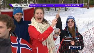 Längdskidor Världscupen Holmenkollen 2014  50km Herrar [upl. by Sirapal]