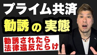 【プライム共済】勧誘されました❗法律違反の実態❗ [upl. by Leontina641]