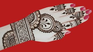 Latest easy mehndi design for Diwali 2024  Mehandi ka design Mehndi design Simple mehndi design4 [upl. by Amilas]