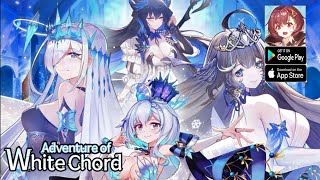 Adventure of White Chord Gameplay EN  RPG Game Android [upl. by Euqinorev]