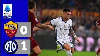 AS ROMA vs INTER MILAN TADI MALAM  HASIL SERIE A TADI MALAM  HASIL BOLA TADI MALAM [upl. by Auqeenwahs150]