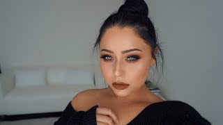 Warm FALL Smokey Eye Makeup Tutorial [upl. by Pinette]