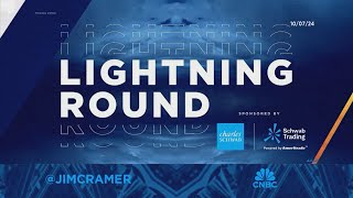 Lightning Round I would hold on to Pure Storage says Jim Cramer [upl. by Agee702]