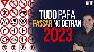 Aula Preparatória para Prova Teórica do Detran 2023 08 [upl. by Atinob]