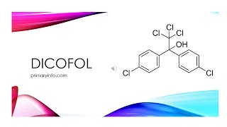 Dicofol  Trade Technology Project Information services [upl. by Fini]