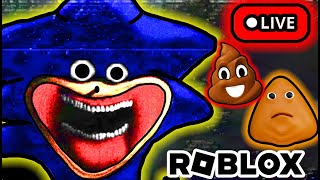 POU JUEGA ROBLOX CON SUSCRIPTORES EN VIVO 🔴 Juegos y Gameplays Shin Sonic [upl. by Phenice]