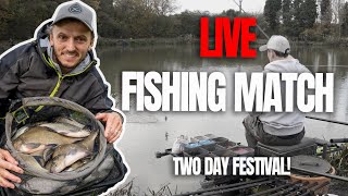 LIVE MATCH FISHING  Lee Wright tackles a TWODAY silver fish festival [upl. by Frank]