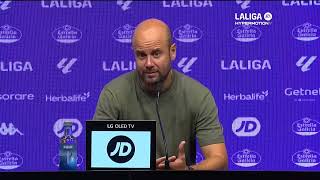 Rueda de prensa Real Valladolid CF vs Real Sporting [upl. by Aicekan]