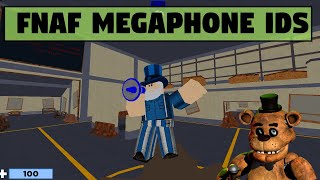 FNaF Ids for the Megaphone and boombox  ROBLOX Arsenal [upl. by Atinnek]