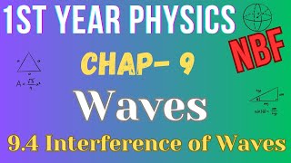 94 interference of waves Chapter 9 Class 11 Physics NBF [upl. by Benildis165]