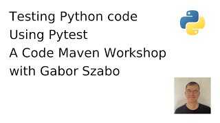 Testing Python code with pytest [upl. by Aihsital]