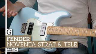 Fender Noventa Stratocaster amp Telecaster Demo [upl. by Frankel565]