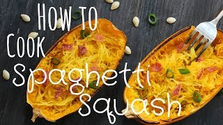 How to Cook Spaghetti Squash and cut it safely [upl. by Niddala]