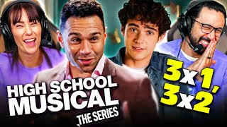 HIGH SCHOOL MUSICAL The Series Season 3 Episode 1 amp 2 REACTION Olivia Rodrigo  HSMTMTS [upl. by Lecia]