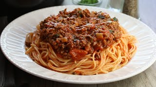 Quick amp Easy Spaghetti Bolognese [upl. by Ingunna]