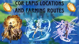 163 Cor Lapis Locations and Farming Routes [upl. by Anohsal800]