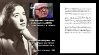 Jeanne Demessieux orgue Saint Clotilde Paris  Messiaen Les Corps Glorieux 2 [upl. by Ruffo730]