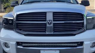 AlphaRex 20062008 Dodge Ram PROSeries Projector Headlights Demo [upl. by Ateloj127]