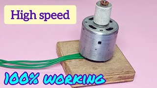 How to make bldc motor easily at home from dc motorAamar TechBrushless motorDiy bldcNew idea [upl. by Nauqal386]