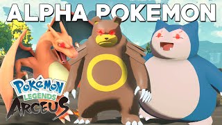 How To Catch Alpha Pokemon EASY in Pokemon Legends Arceus Tips and Tricks [upl. by Samara]