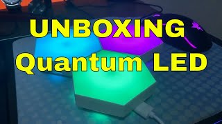 UNBOXING HEXAGON QUANTUM LED LIGHT [upl. by Einhapets986]