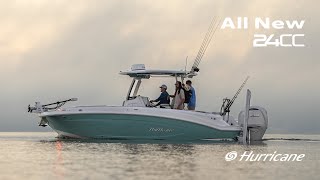 Hurricane Boats  Introducing The AllNew 24CC [upl. by Vitkun]