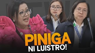 Piniga ni Luistro ang opisyales ni Duterte kaugnay sa paglustay ng OVP sa kontrobersyal Confi funds [upl. by Akemor]