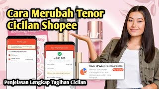 Cara Merubah Cicilan Shopee Paylater  Apakah Tagihan Shopee Paylater Bisa Dicicil [upl. by Cece]