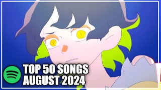 My Top 50 Songs of August 2024 Spotify [upl. by Shandy]