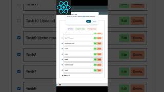 Multi functional Todo Application in React JS [upl. by Aitrop]