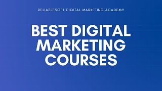 The 10 Best Digital Marketing Courses Online Free amp Paid [upl. by Barbee913]