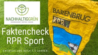 Entwicklung BARENBRUG RPR SPORT nach 15 Jahren l Lolium perenne l Rasensorte l nachhaltig gruen [upl. by Arly234]