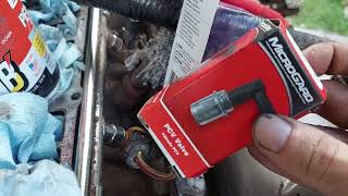 Five Minute Fix 13  Replacing PCV Valve 1993 Ford F250 302 50 [upl. by Adnilim]