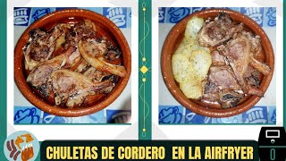 Chuletas de Cordero en la air fryer deliciosas [upl. by Sevy776]