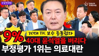 🚨주말 편의점 9 40대 윤석열을 버리다 70대 TK 보수 등돌렸다 부정평가 1위는 의료대란  신장식 김종대 김용남 강청희 정형준 [upl. by Yevreh]