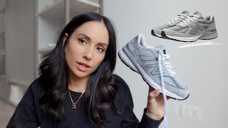 New Balance W 990 v5 👟 UNBOXING  First Impressions Fit Sizing  2021 [upl. by Marice]