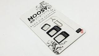 Noosy Nano SIM Adapter [upl. by Kcirrej]