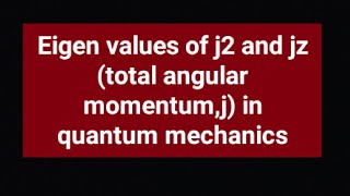 EIGEN VALUES amp EIGEN FUNCTIONS OF  Lz  OPERATOR  QUANTUM MECHANICS  WITH EXAM NOTES [upl. by Adiazteb]