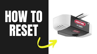 Reset Genie Garage Door Opener after Power Outage [upl. by Rox136]