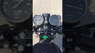 Suzuki GS 150 se acceleration and top speed [upl. by Bohner212]