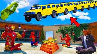 Shin Chan amp Franklin Make a Worlds Longest Car World Record Car in Gta 5 in Telugu [upl. by Storer647]