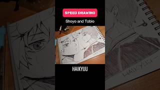 HAIKYUU speed drawing haikyuu speeddrawing doodleart [upl. by Yemaj]