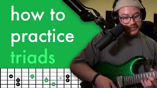 How to practice triads [upl. by Llert]