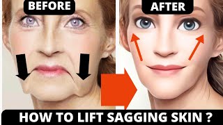 FACIAL MASSAGE TECHNIQUES TO STAY YOUNG  EXERCISES FOR SAGGING SKIN JOWLS LAUGH LINES FOREHEAD [upl. by Barber342]