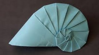 Origami navel shell by Tomoko Fuse [upl. by Alek]