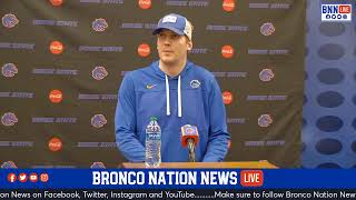 Boise State Football Spring Practice Preview Press Conference [upl. by Ezzo]